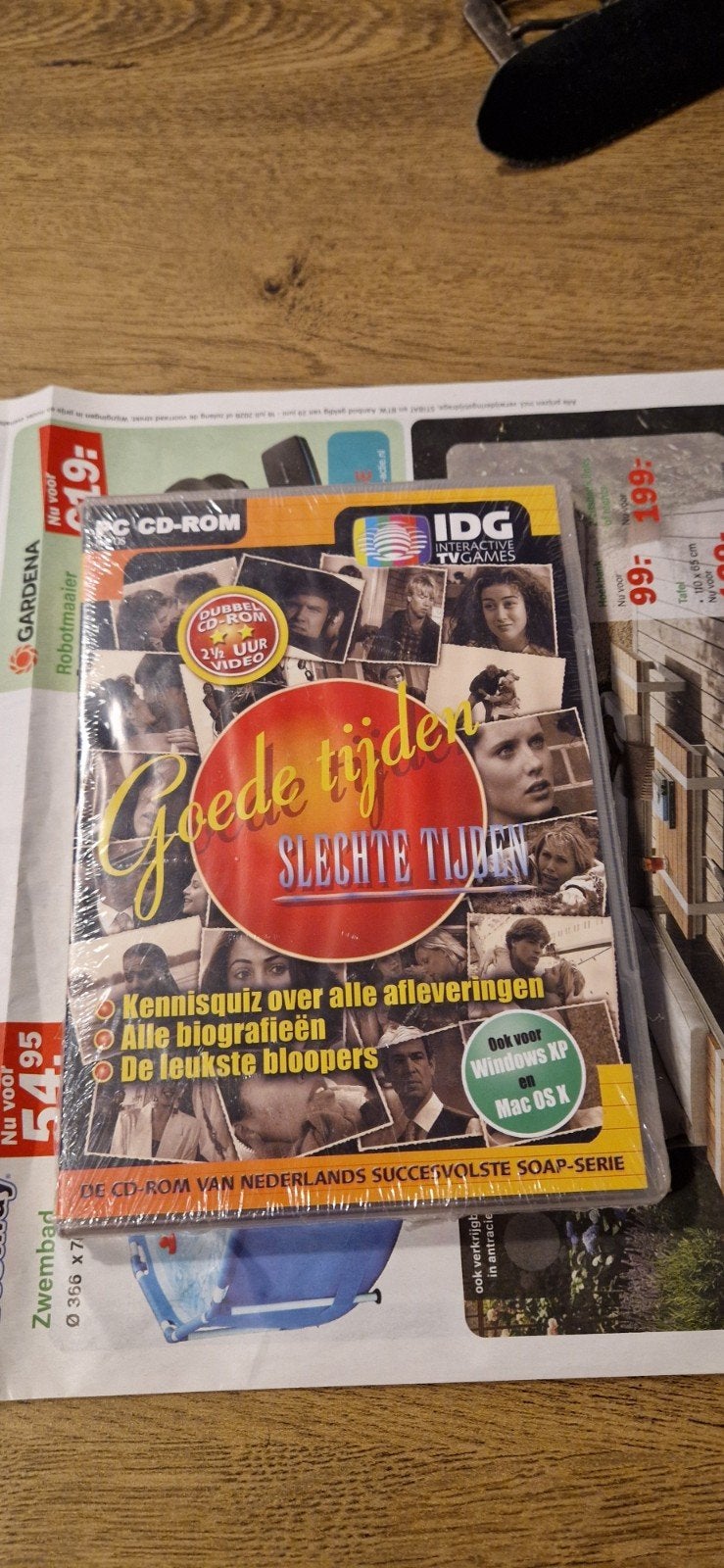 Goede Tijden, Slechte Tijden CD-ROM (Nieuw in plastic), Puzzel en Educatief, 1 speler, Nieuw, Ophalen of Verzenden