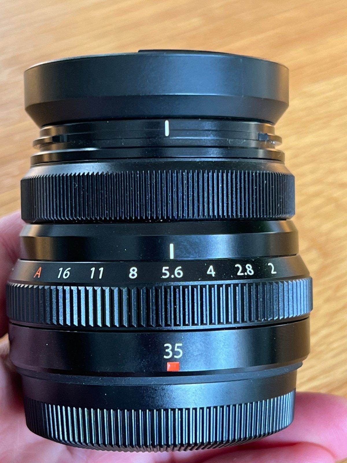 Fujinon XF35 F2 R WR lens voor fujifilm X-mount, Ophalen, Zo goed als nieuw, Standaardlens