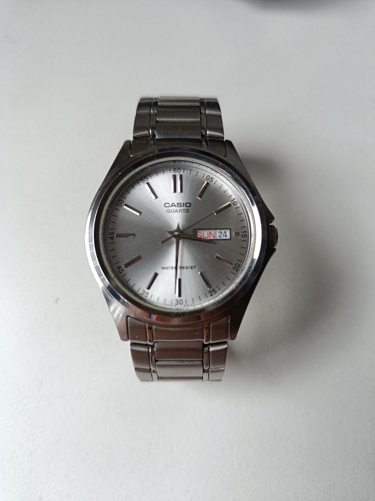 Casio MTP-1239D-7A, Ophalen, Staal, Casio