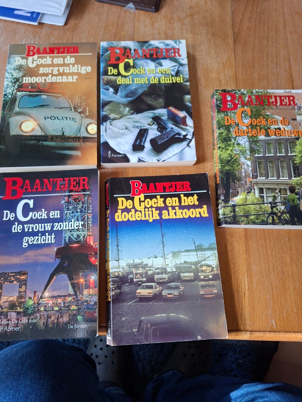 5 Baantjer boeken - De Cock serie, Boeken, Ophalen of Verzenden, Gelezen, A.C. Baantjer