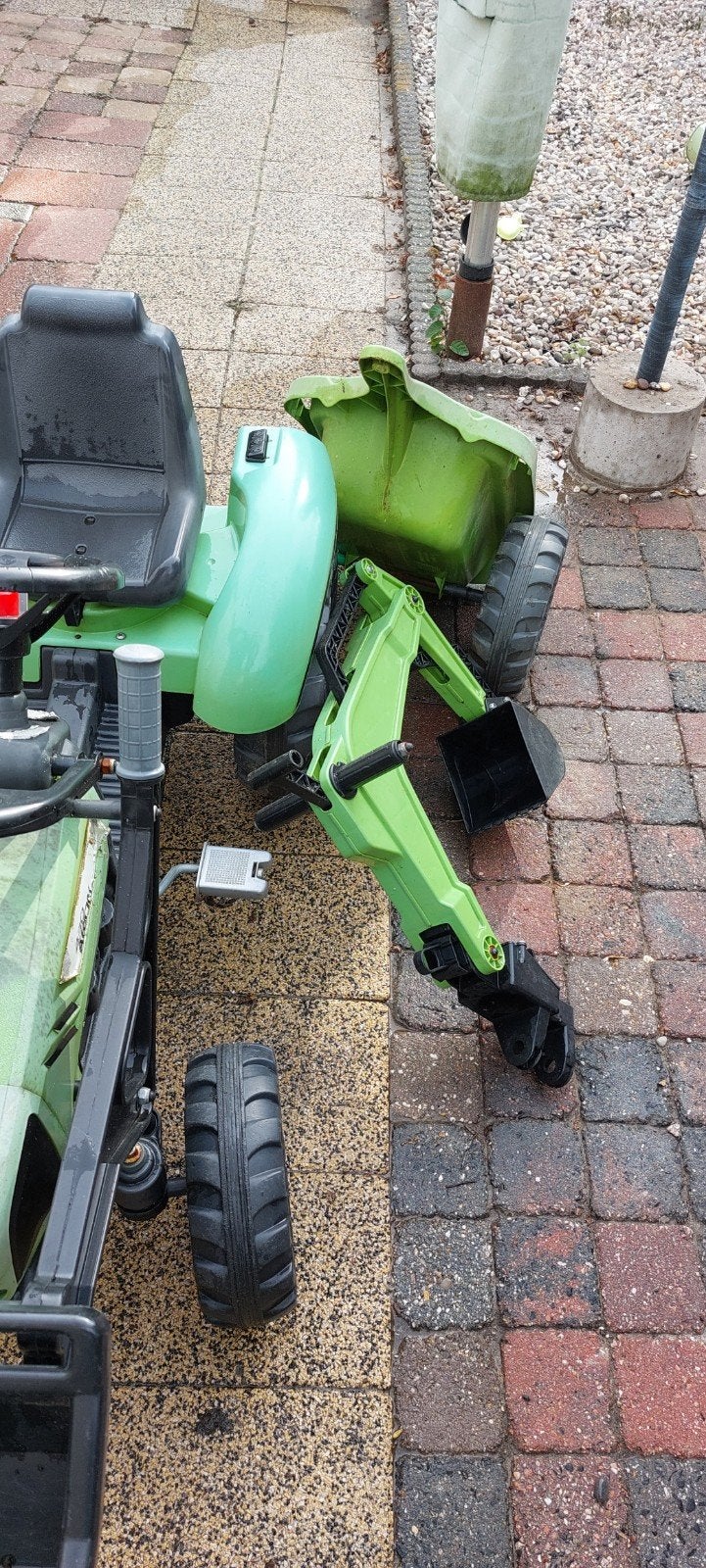 Falk Claas Arion 410 traptractor met aanhanger en graafarm, Ophalen, Gebruikt, Trapvoertuig