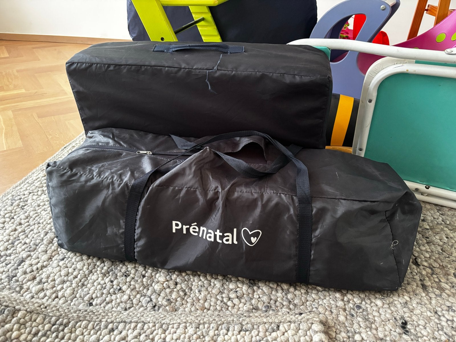 Prénatal Reisbedje - Slechts 2 keer gebruikt, Ophalen, Zo goed als nieuw, Reisbedje