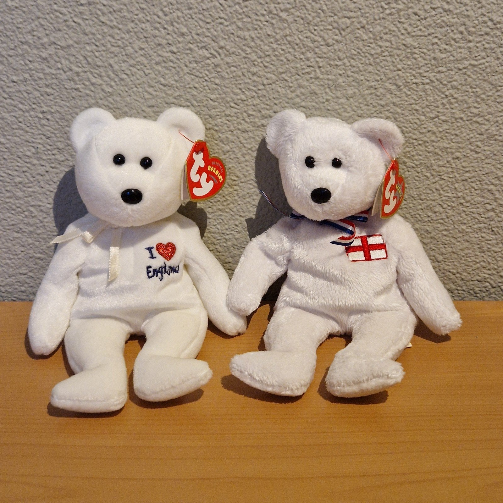 Ty beanie babies beertjes Engeland, Ophalen of Verzenden, Stoffen beer, Overige merken