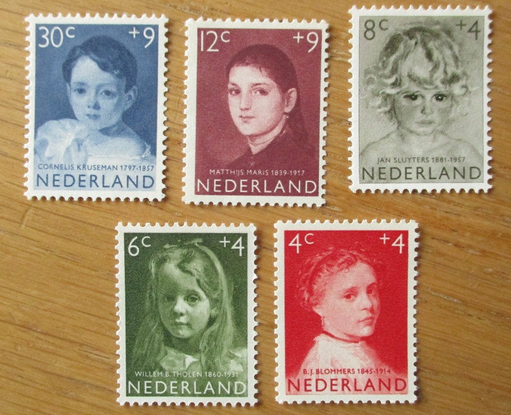 Nederland, serie Kinderzegels 1957, Postzegels en Munten, Postzegels | Nederland, Ophalen of Verzenden, Na 1940, Postfris
