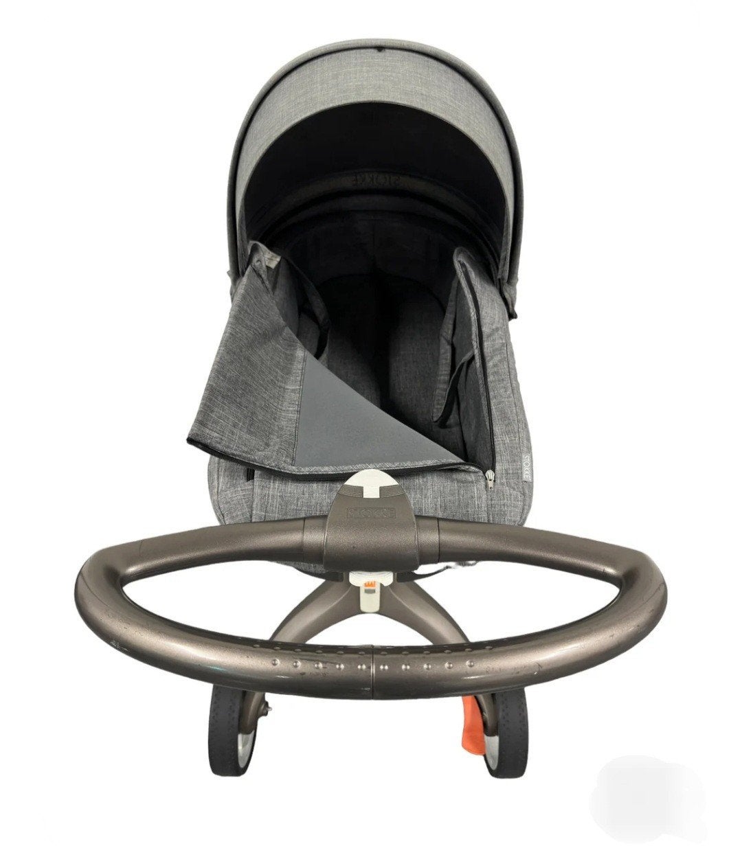 Stokke Xplory Kinderwagen + 4 nieuwe banden & reista, Luchtbanden, Zo goed als nieuw, Ophalen, Kinderwagen