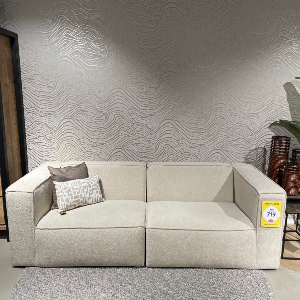 3-zitsbank Minety Beige - Profijt Meubel, Huis en Inrichting, Banken | Bankstellen, Niet ingevuld, Niet ingevuld, Niet ingevuld