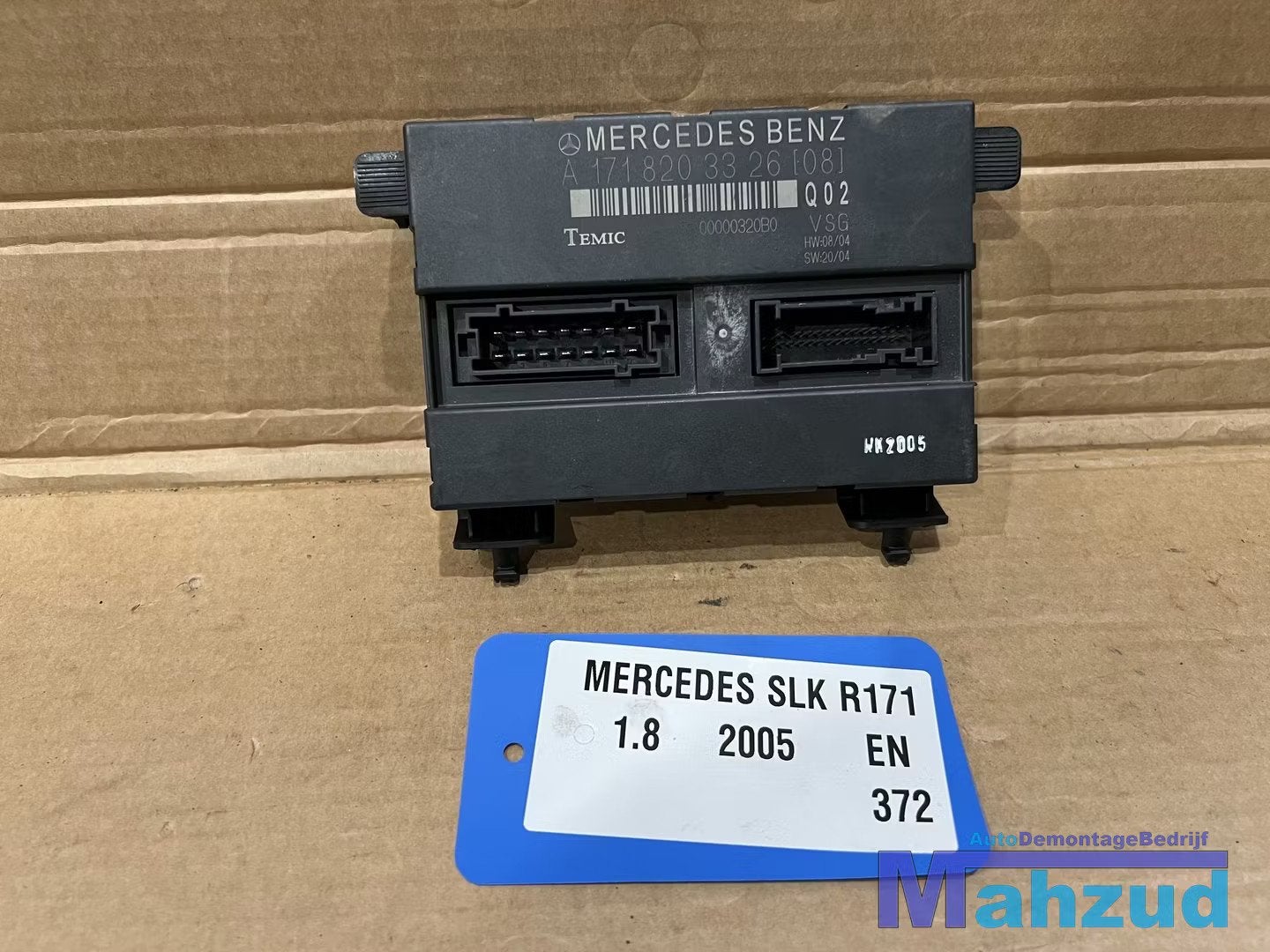 MERCEDES SLK R171 cabriodak computer 2005-2011 A1718203326, Gebruikt, Mercedes-Benz AG, Mercedes-Benz, Ophalen of Verzenden