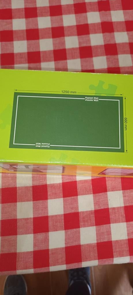 Jumbo oprolbare puzzelmat voor puzzels tot 1000 stukjes, Hobby en Vrije tijd, Denksport en Puzzels, Ophalen of Verzenden, Gebruikt