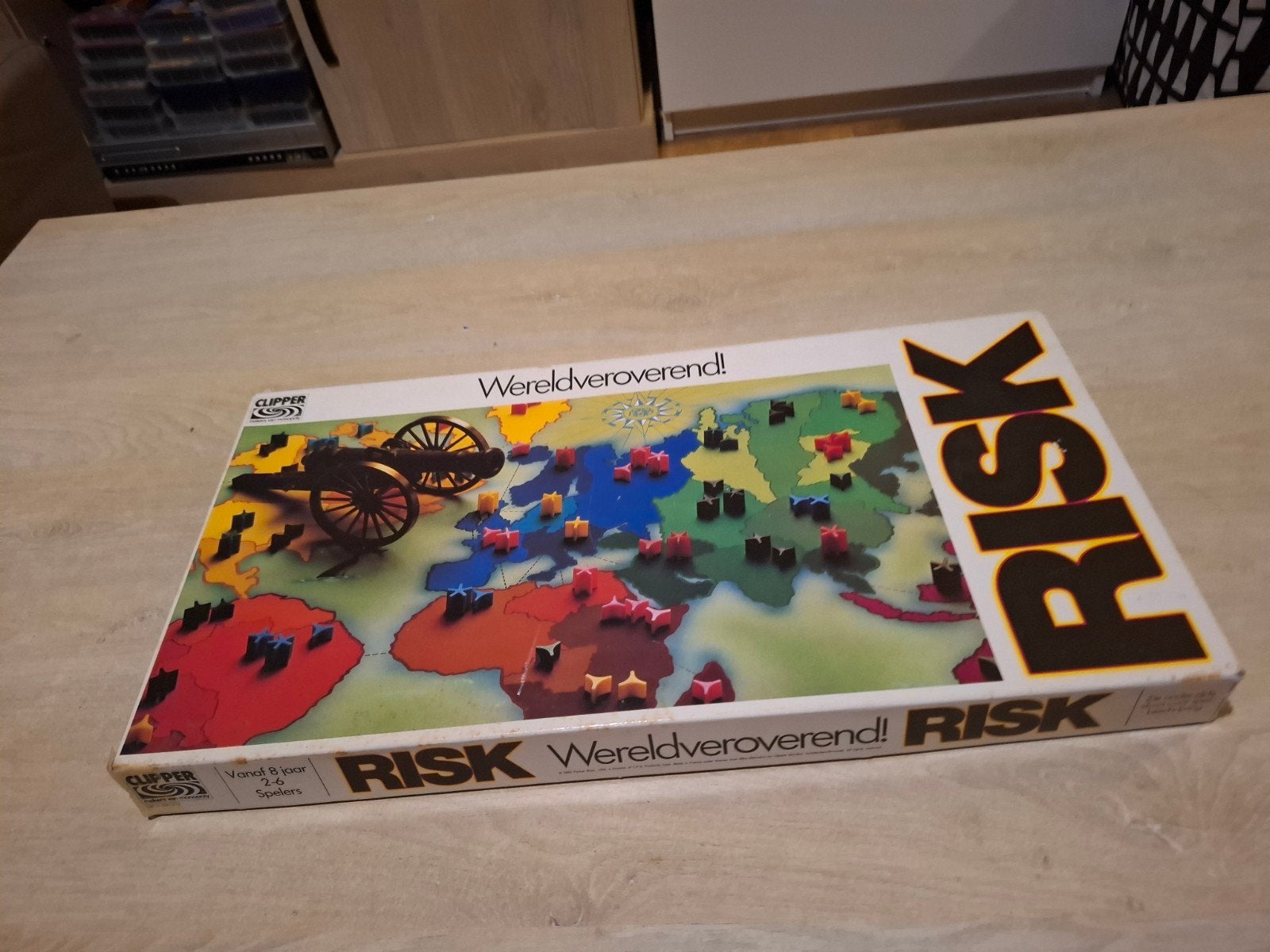 Risk Wereldveroverend bordspel van Clipper, Gebruikt, Clipper, Clipper Games, Ophalen of Verzenden