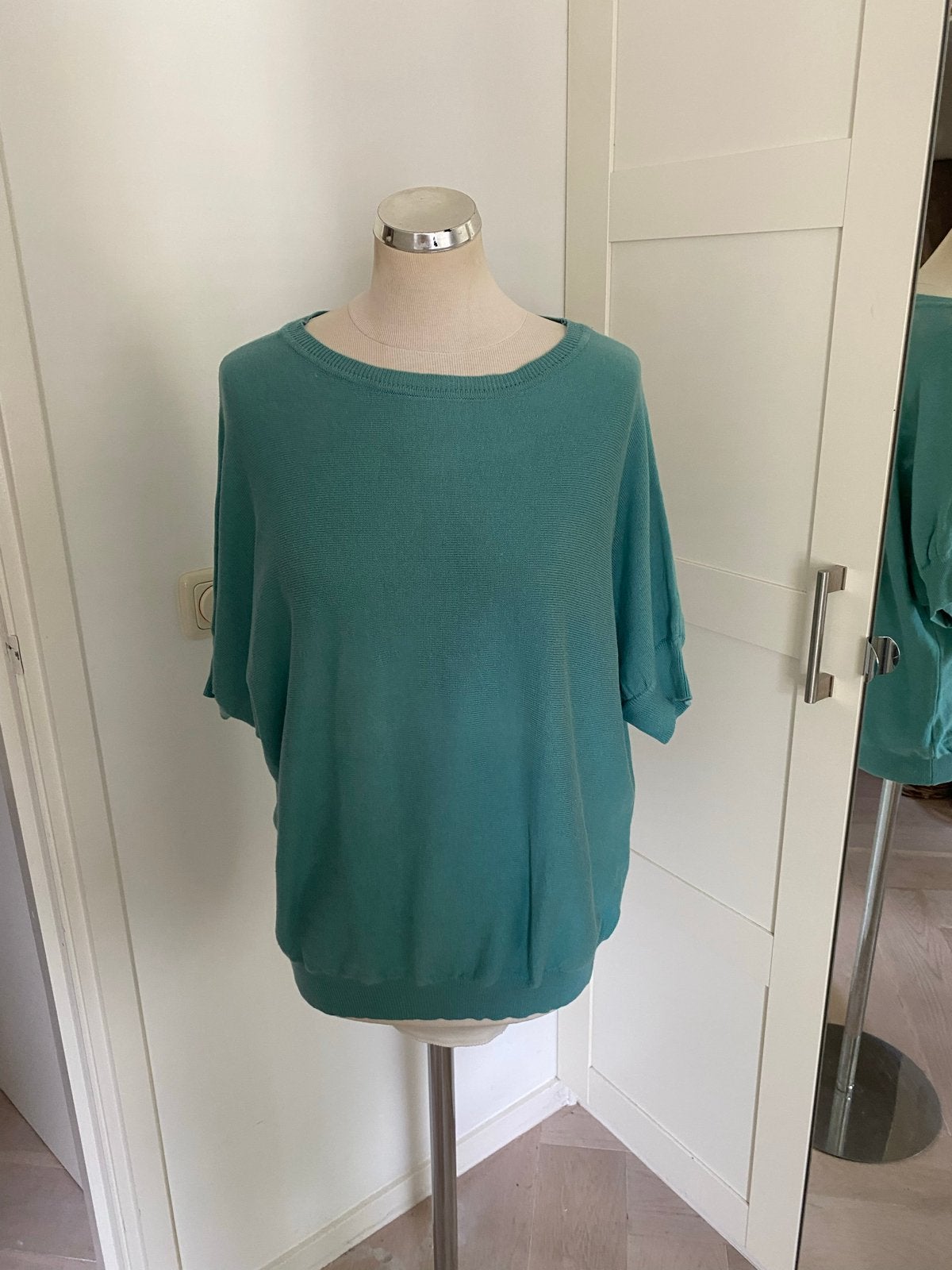 Bodyflirt trui maat M (40/42) in turquoise, Ophalen of Verzenden, Zo goed als nieuw, Maat 38/40 (M), Overige kleuren