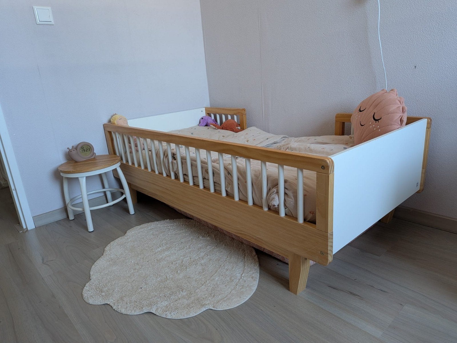Petit Amelie - Peuterbedje Cerise 140x70cm, Ophalen, Gebruikt, 160 tot 180 cm, 70 tot 85 cm