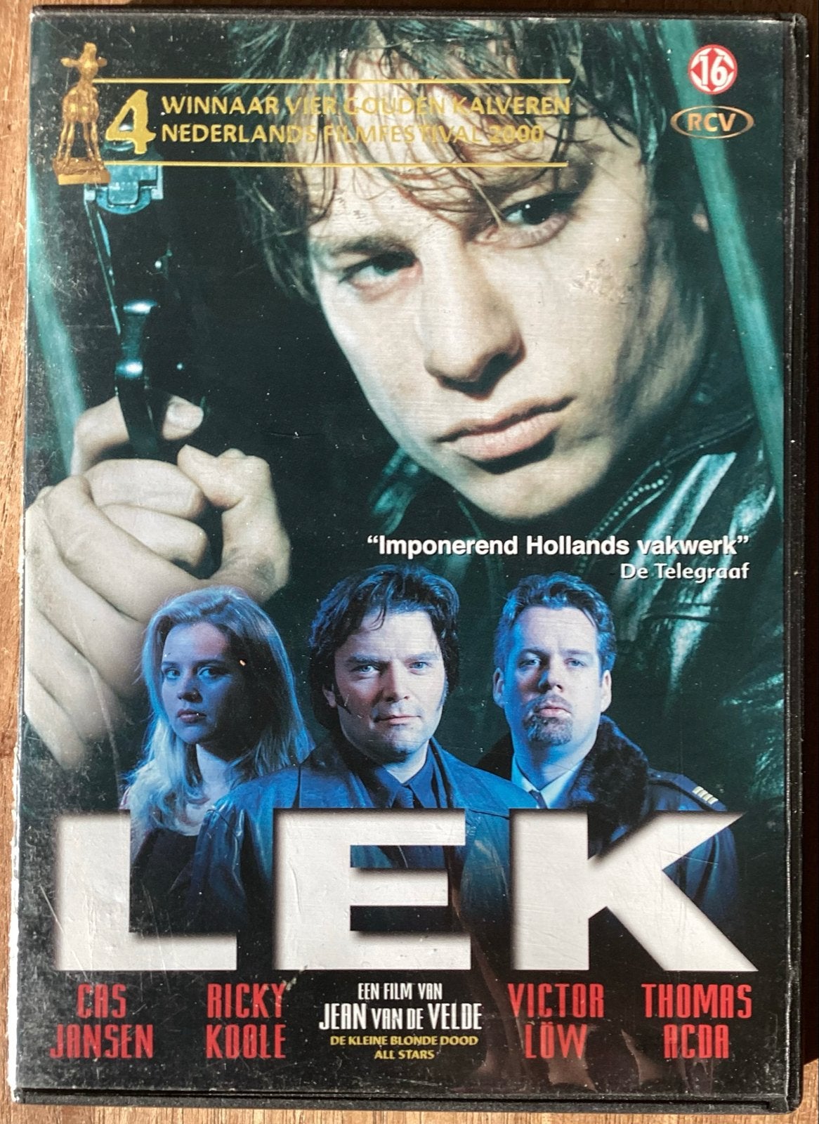 LEK - Nederlandse Actiethriller DVD - Winnaar Gouden Kalvere, Alle leeftijden, Nederlands, Actiethriller, Gebruikt
