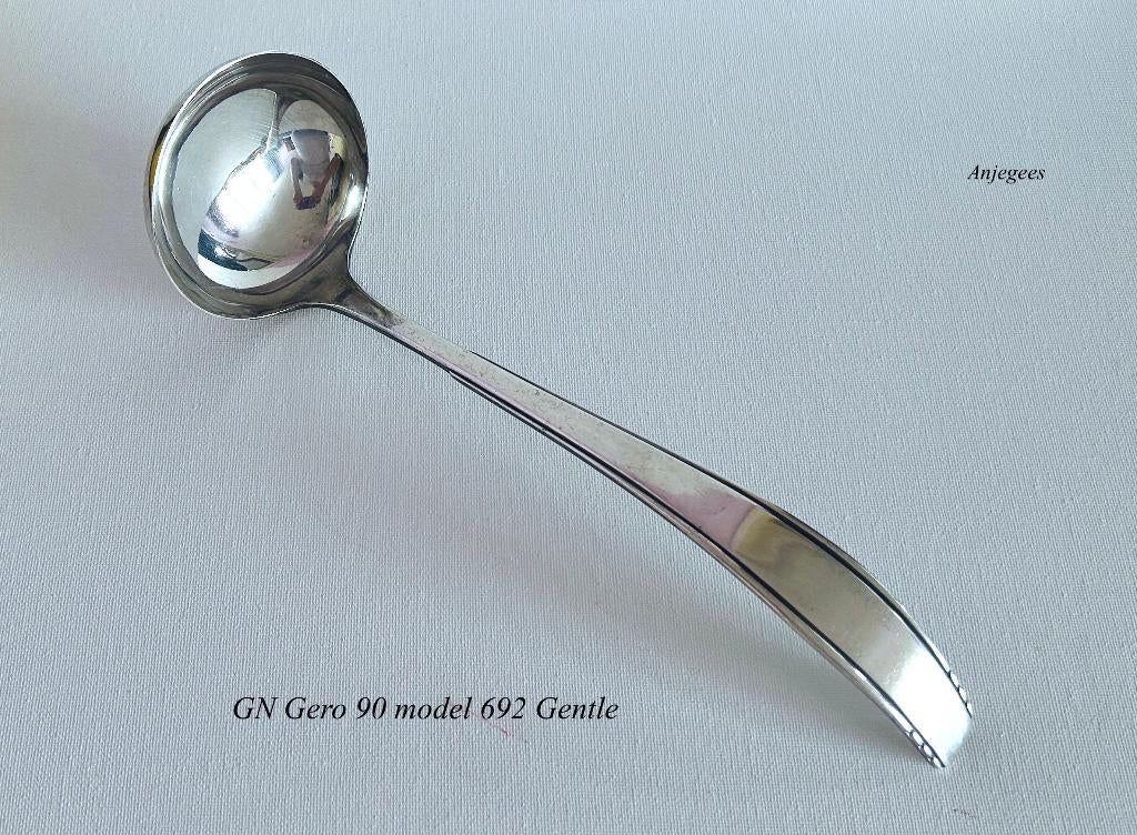 Teab GERO 90 Gentle 692 Soeplepel Verzilverd GN G Nilsson, Antiek en Kunst, Antiek | Bestek, Ophalen