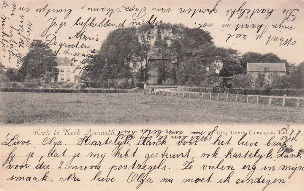 703-326-017 Kerk-Avezaath, Verzamelen, Verzenden, Voor 1920
