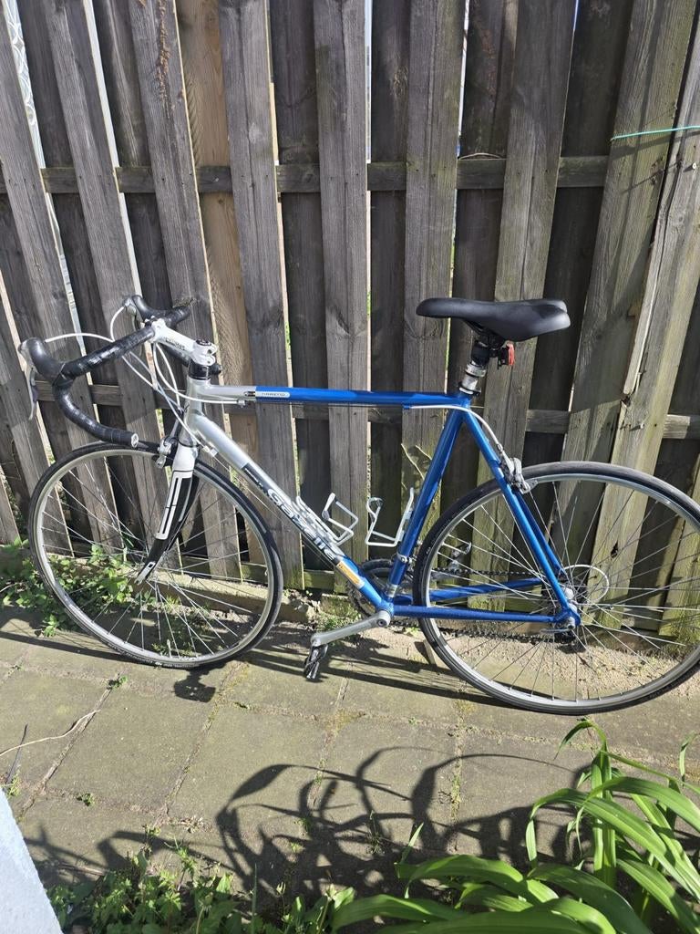 Gazelle Sportfiets - Blauw/Zilver, Fietsen en Brommers, 28 inch, Gebruikt, 10 tot 15 versnellingen, Aluminium