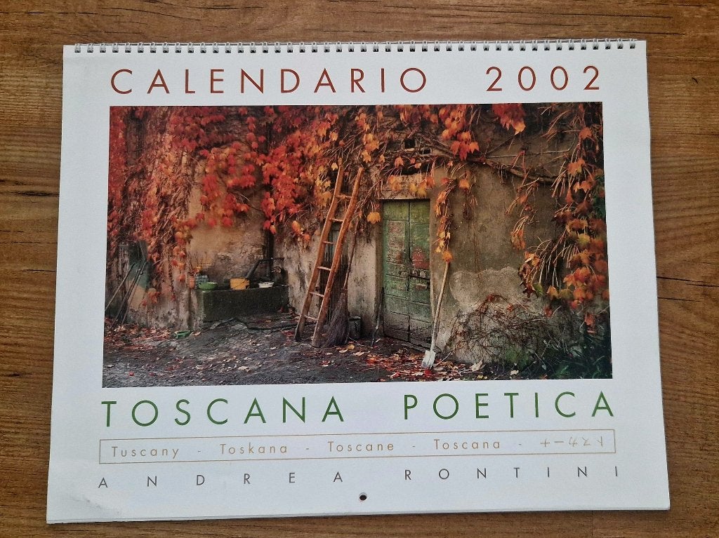 Kalender met prachtige foto’s van Toscane, 31x40 cm, Diversen, Ophalen of Verzenden, Maandkalender, Gebruikt