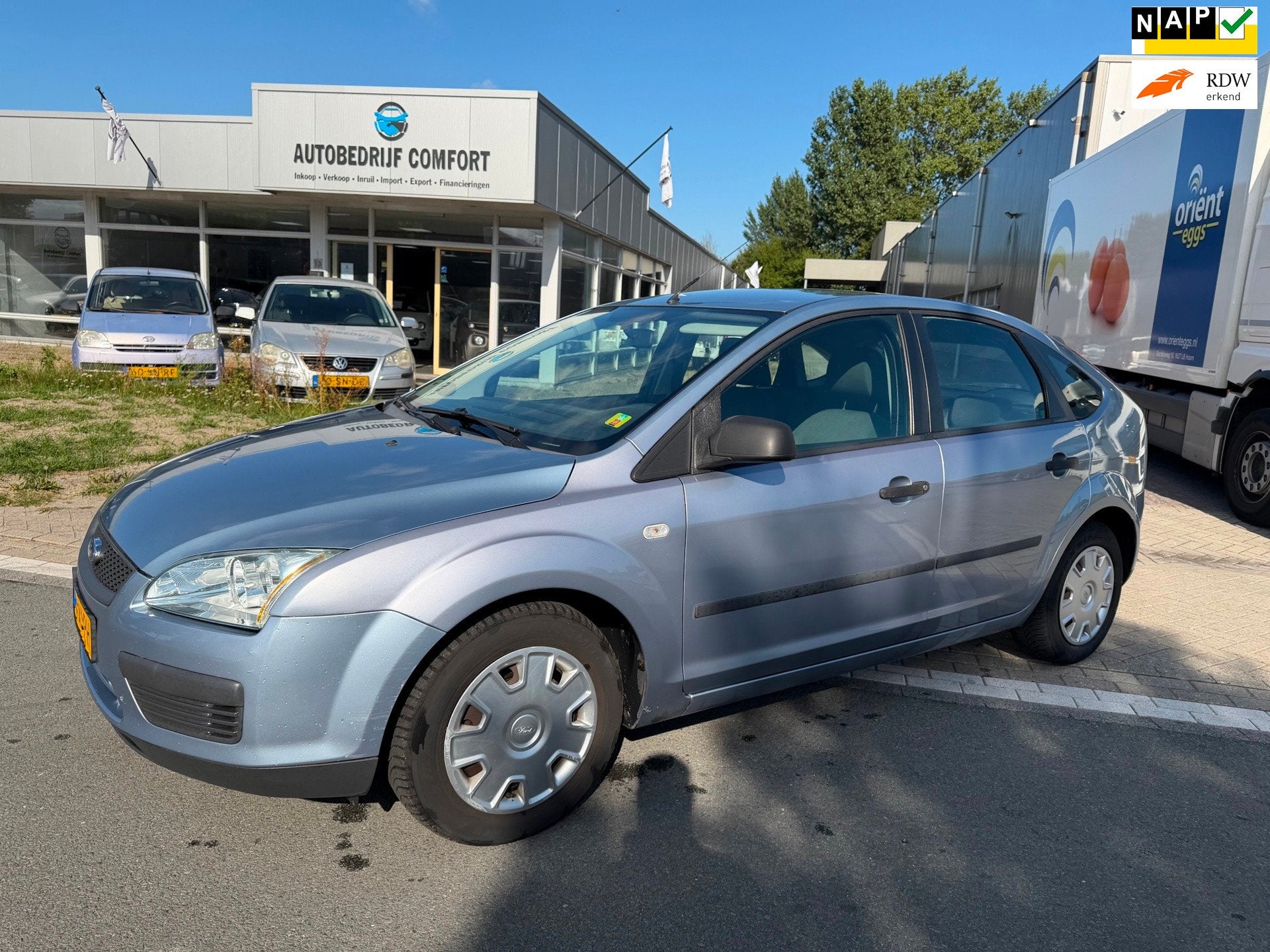 Ford Focus 1.6-16V Trend, Auto's, 1596 cc, Gebruikt, Zwart, 4 cilinders