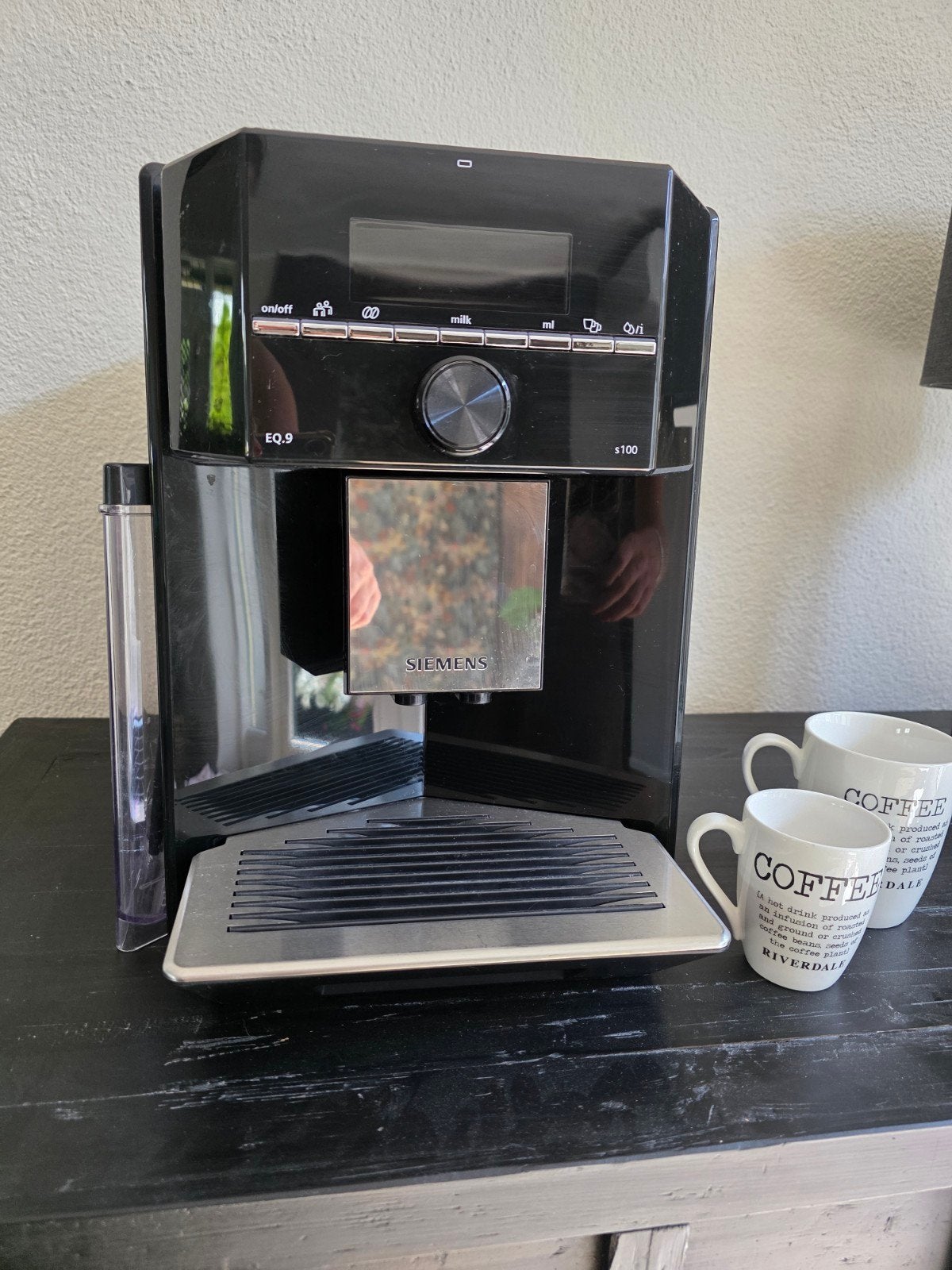 koffiemachine - Siemens EQ.9 s100, Witgoed en Apparatuur, Koffiezetapparaten, Ophalen, Zo goed als nieuw, Koffiemachine, Gemalen koffie