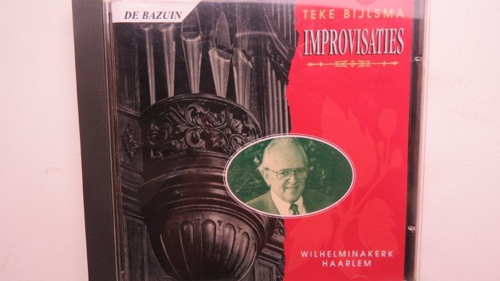 Cd orgel: Teke Bijlsma, improvisaties Wilhelminakerk Haarlem, Cd's en Dvd's, Ophalen of Verzenden, Zo goed als nieuw, Gospel
