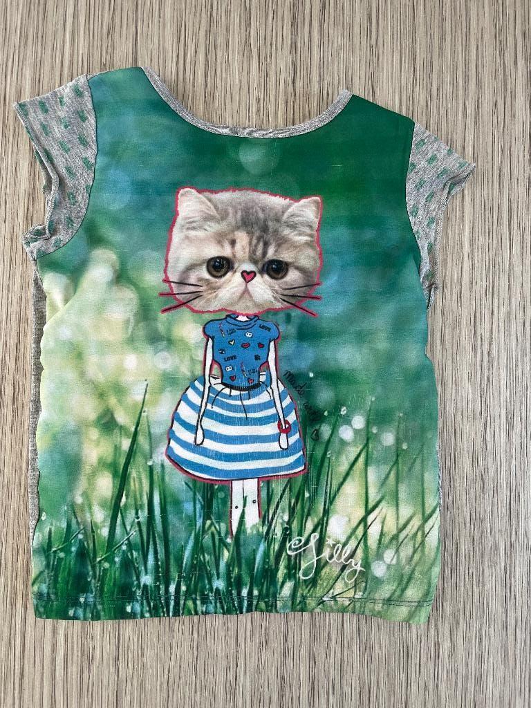 Shirt poes, maat 104, Meisje, Jilly, Ophalen of Verzenden, Zo goed als nieuw