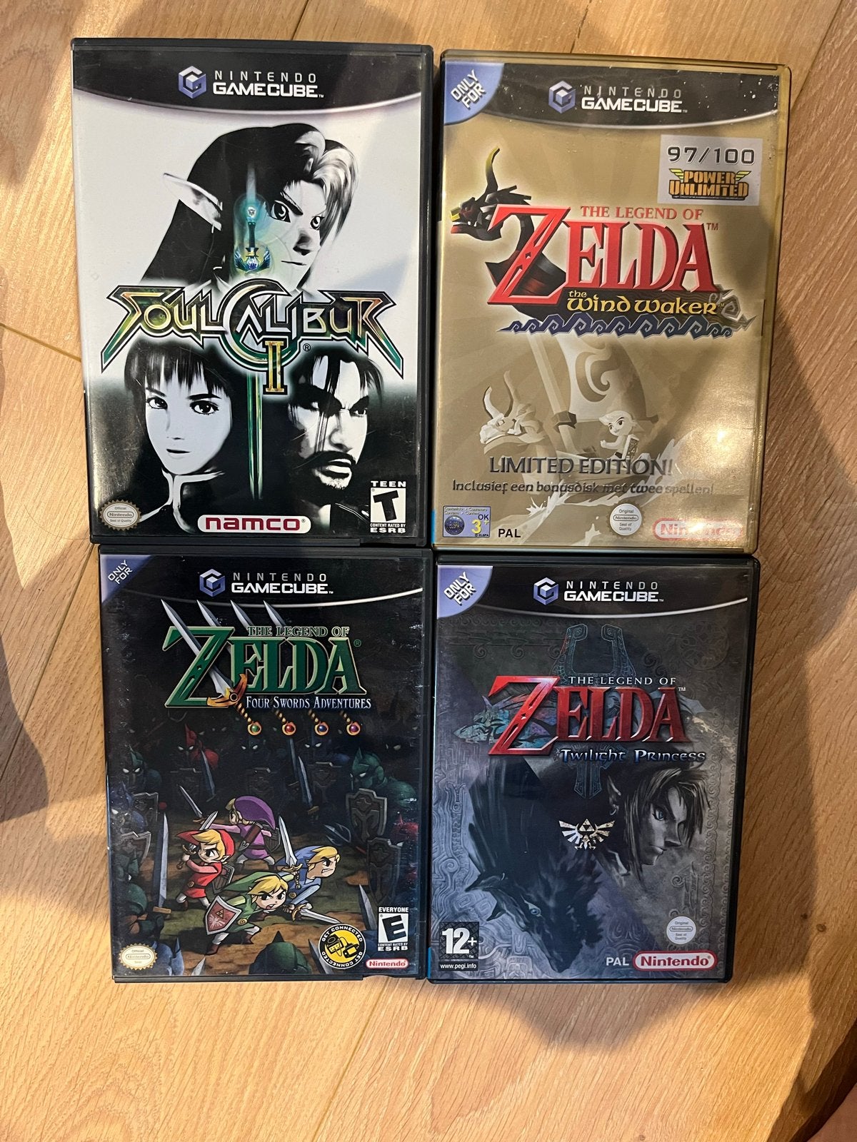 The Legend of Zelda Gamecube games (Wind Waker, Four Swords), Spelcomputers en Games, Games | Nintendo GameCube, Gebruikt, Avontuur en Actie