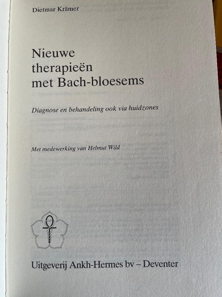 Nieuwe therapieen met Bach bloesems, Gelezen, Ophalen of Verzenden, Dietmar kramer, Instructieboek