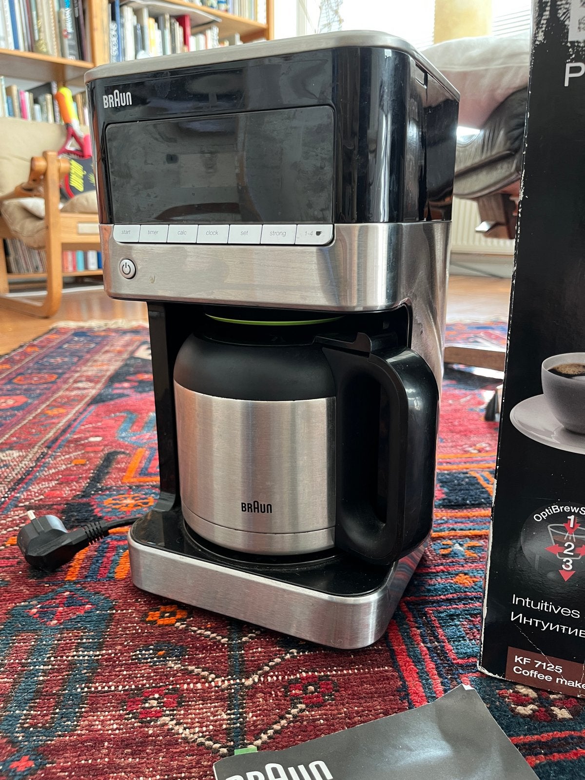 Braun coffeemaker, 10 kopjes of meer, Koffiemachine, Gemalen koffie, Ophalen of Verzenden
