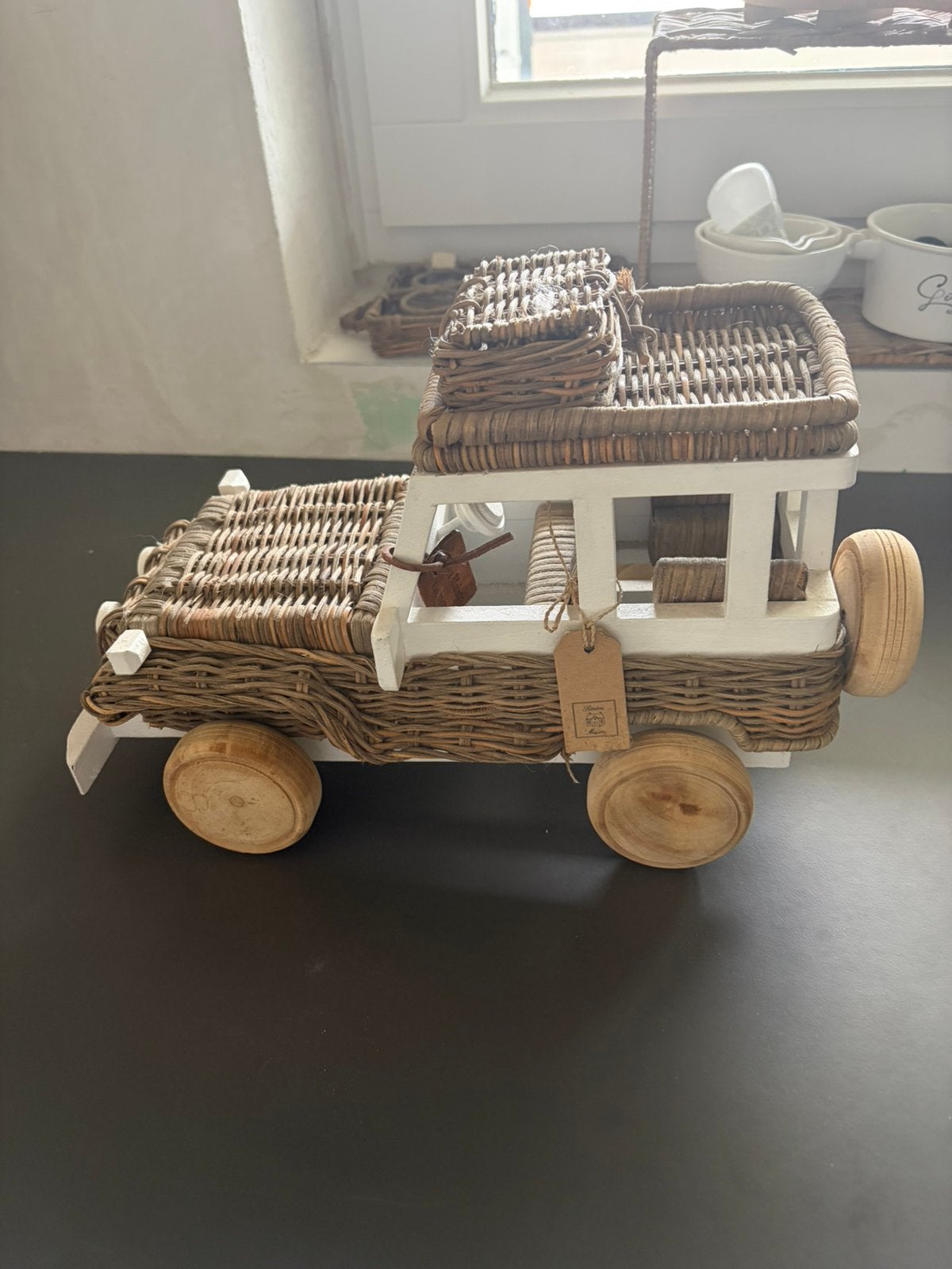 Rivièra Maison jeep, Ophalen of Verzenden, Zo goed als nieuw, Rond, Riet