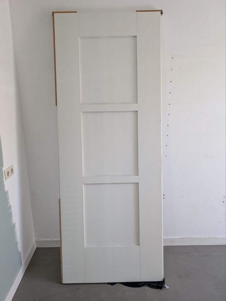 Bruynzeel Elegant Opdekdeur Rechts 88x231.5 MDF Straight, 80 tot 100 cm, 215 cm of meer, Binnendeur, Nieuw
