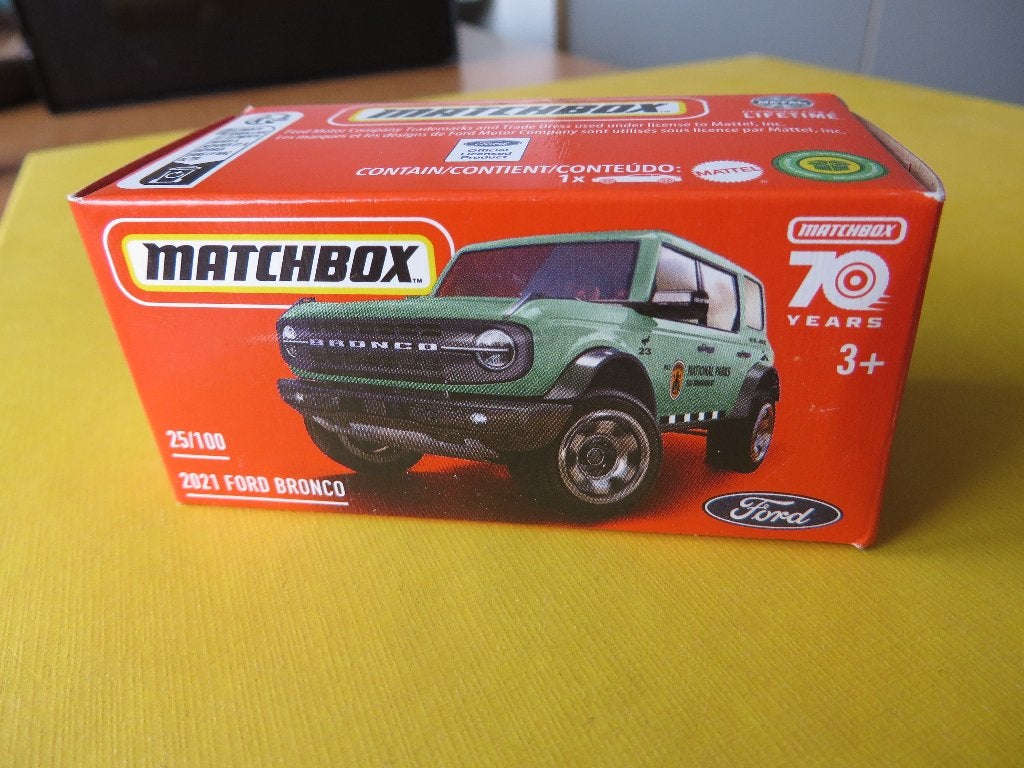 Matchbox Ford Bronco National Parks, Ophalen of Verzenden, Nieuw, Auto