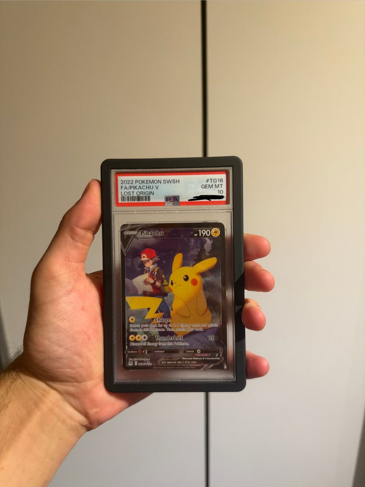 Pikachu TG 16 / psa 10, Ophalen of Verzenden, Zo goed als nieuw