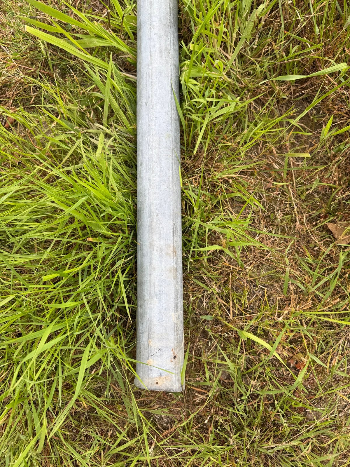 IJzerenpaal voor omheining 2.80 x 6 cm- Gebruikt, Ophalen, Gebruikt, IJzer, Overige typen