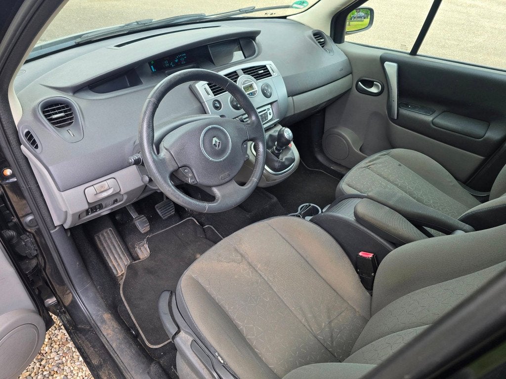 Renault Scénic 1.6-16V PANORAMA/airco/CRUISE, Gebruikt, 1295 kg, Zwart, Origineel Nederlands