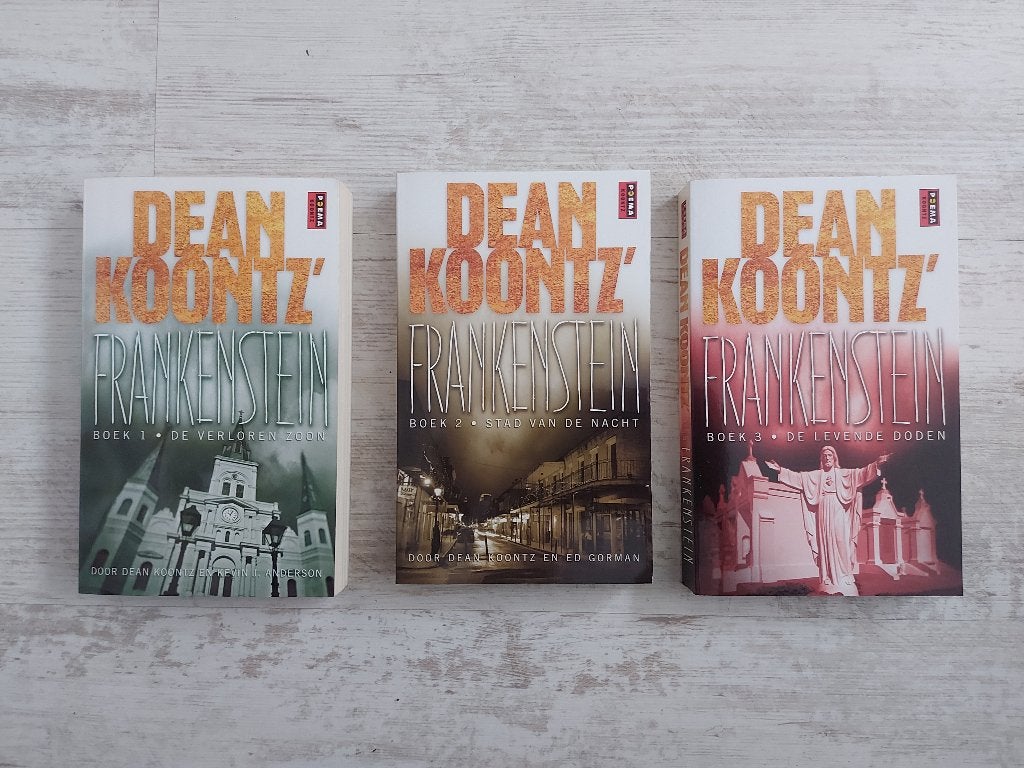 Dean Koontz - Frankenstein trilogie - paperback, Boeken, Ophalen of Verzenden, Zo goed als nieuw