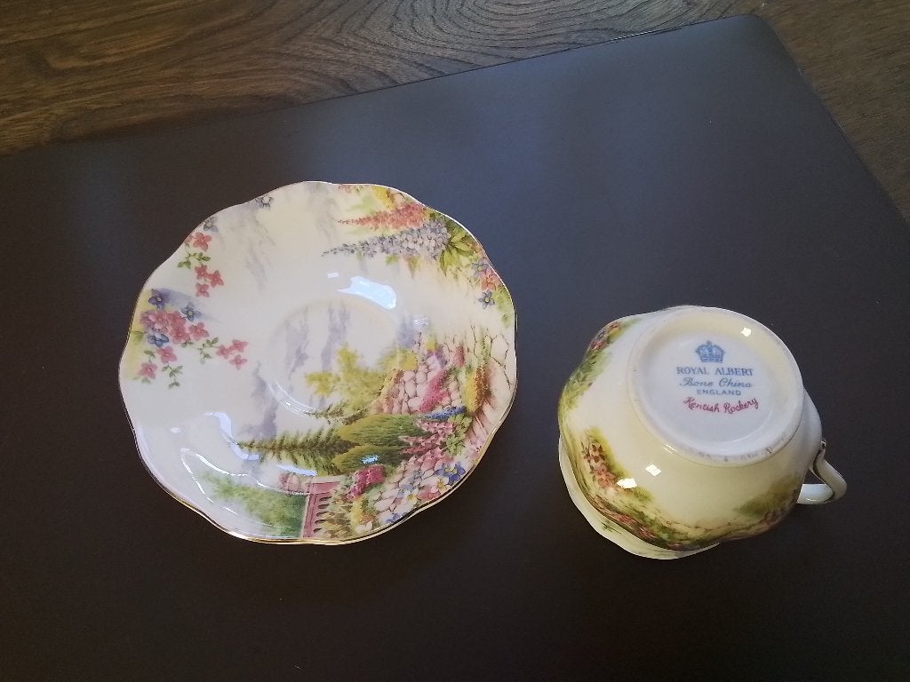 Kop en schotel, Ophalen of Verzenden