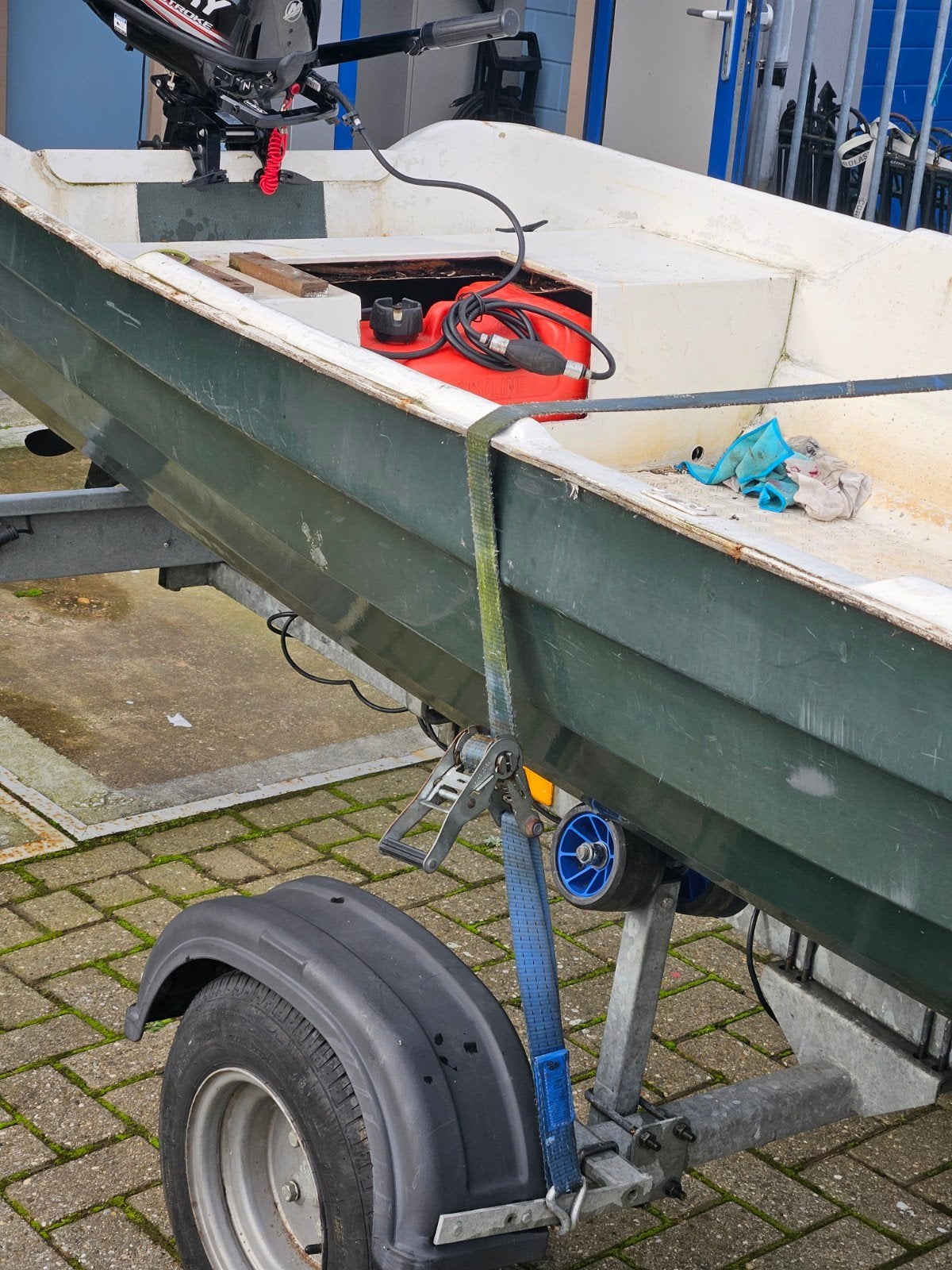 visboot opknapper, Ophalen of Verzenden, Gebruikt, Overige merken, Polyester