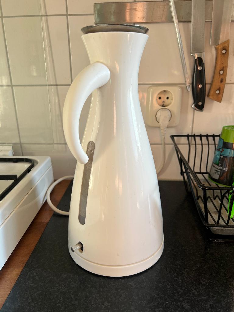 Design waterkoker EVA SOLO 1,5 liter (Zie omschrijving), 1 tot 2 liter, Ophalen, Gebruikt, Rvs
