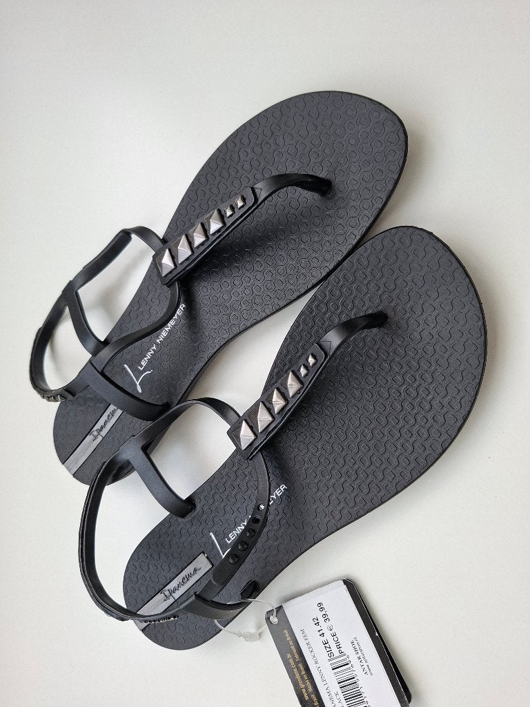 Ipanema teensandaal zwart 41/42 nieuw, Verzenden, Zwart, Nieuw, Sandalen of Muiltjes