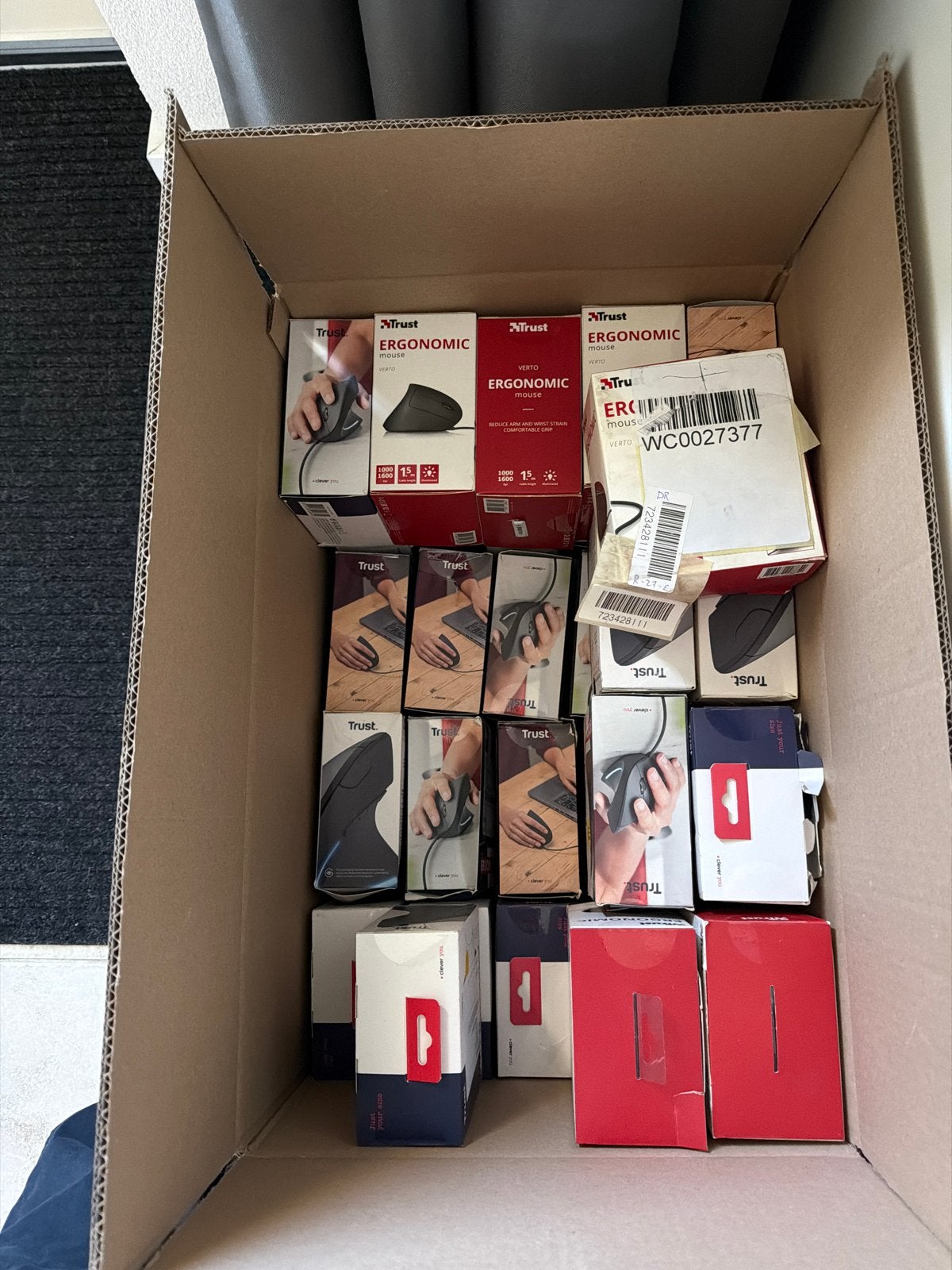 Trust Verto Ergonomische Muis - Nieuw in doos, Ophalen, Muis, Ergonomisch, Trust.com
