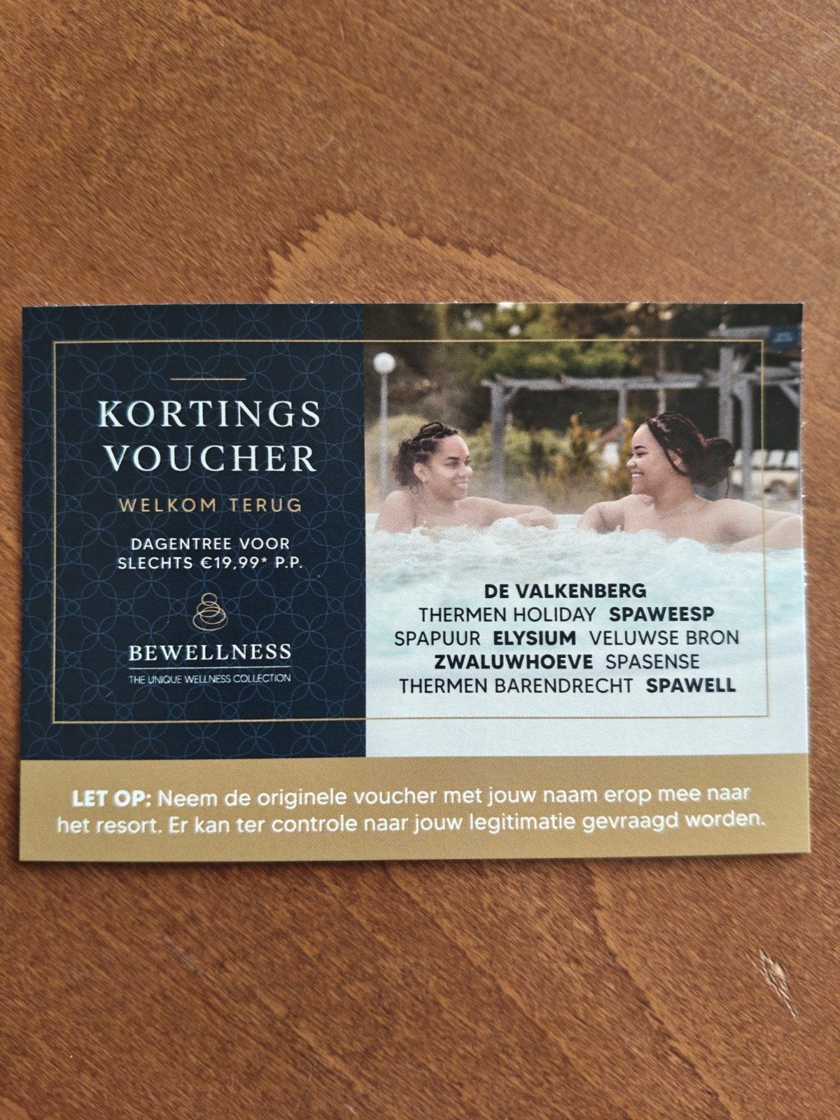 Bewellness sauna koringsvouchers
