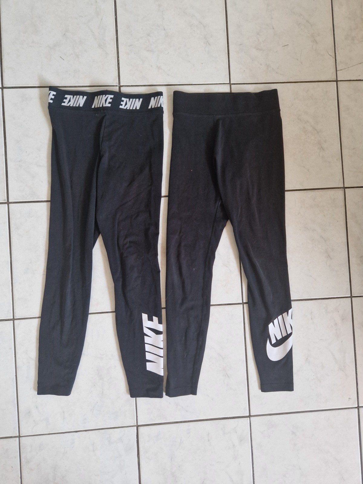 Nike leggings, Legging, Maat 36/38 (S), Zwart, Nike