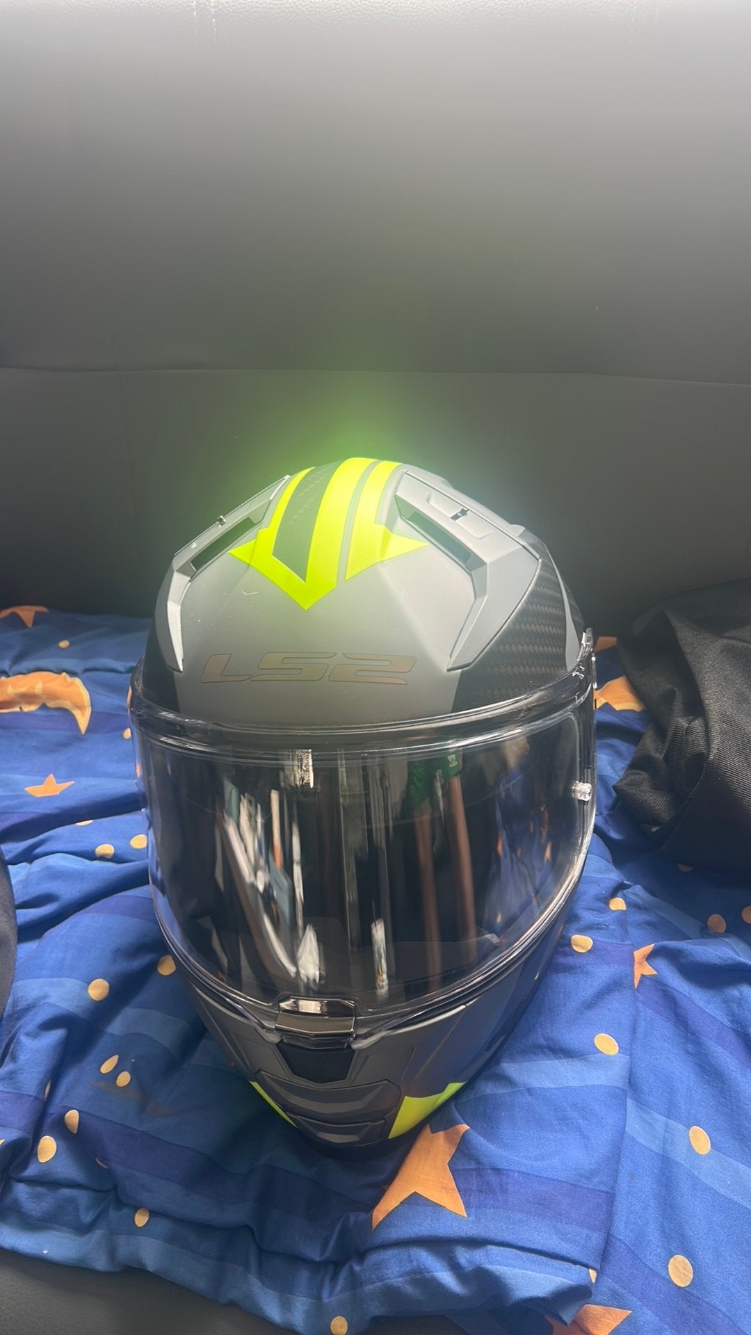 Ls2 motorhelm maat s, Motoren, Ophalen, Tweedehands, Integraalhelm, Overige merken