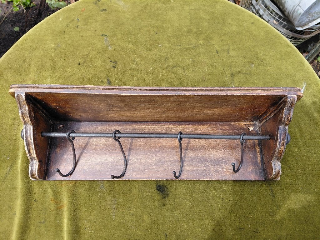 Antiek keuken handdoekenrekje., Verzenden