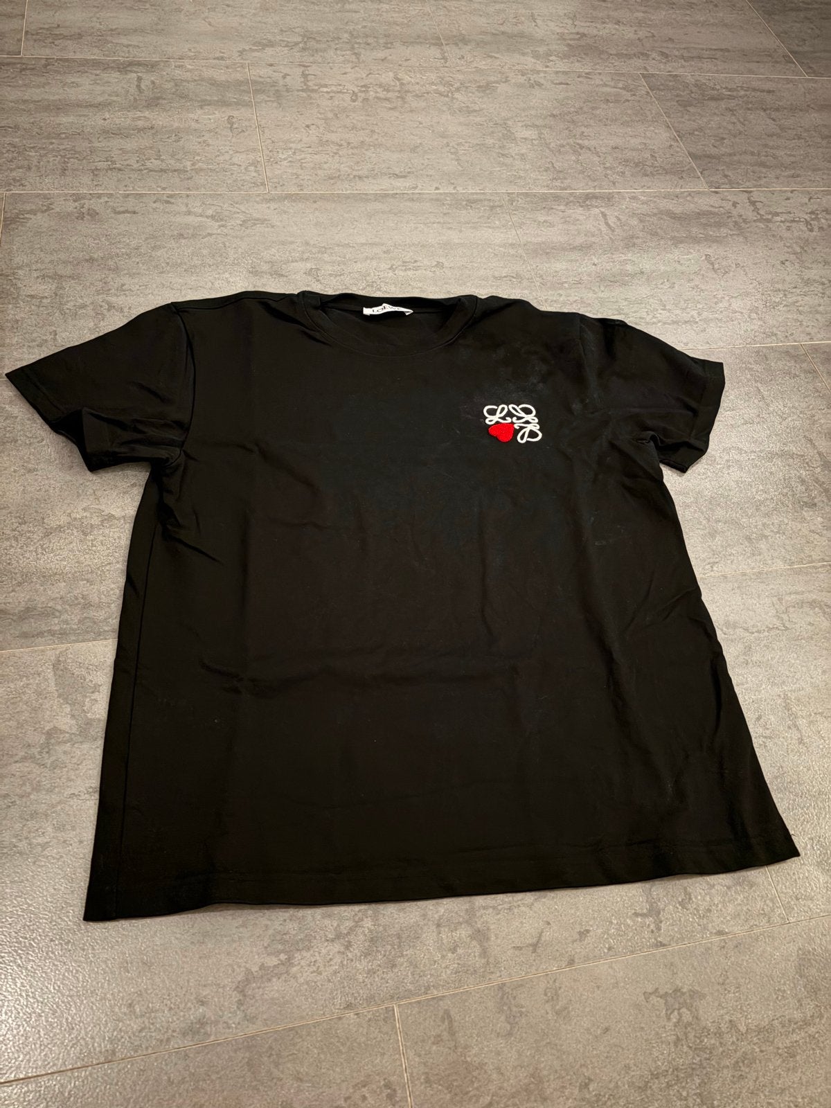 Loewe T-shirt - Zwart, Maat L, Kleding | Heren, Ophalen of Verzenden, Gedragen, Zwart