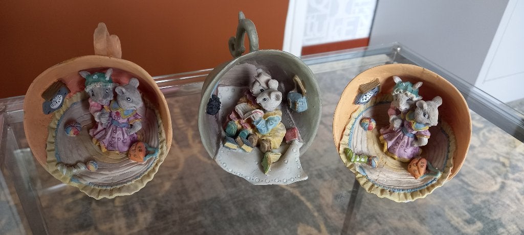 3 muizen-huisjes, Verzamelen, Ophalen, Gebruikt, 1 t/m 20
