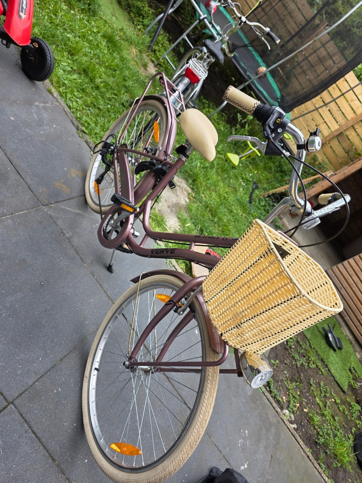 Mooie meisjesfiets met mandje - Verve Beatrice, Ophalen, Terugtraprem, Handrem, Verve