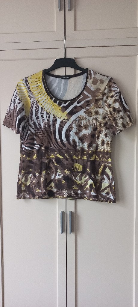 Gerry Weber top maat 42 zgan, Meerkleurig, Maat 42/44 (L), Ophalen of Verzenden, Zo goed als nieuw