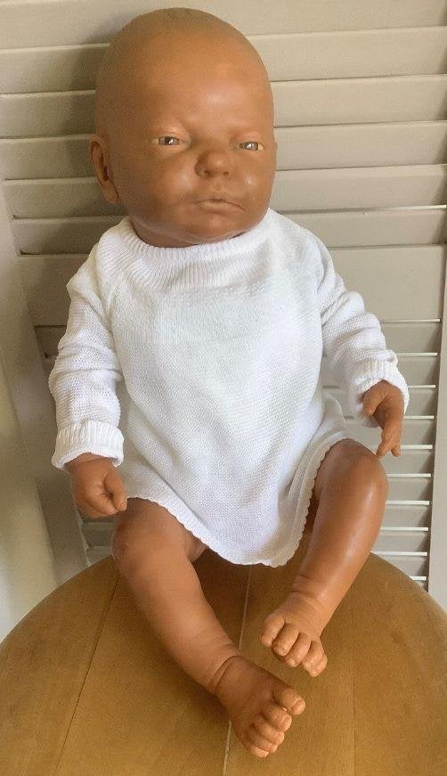 schattige babyborn // reborn pop en kleine zus……., Ophalen of Verzenden, Zo goed als nieuw, Babypop