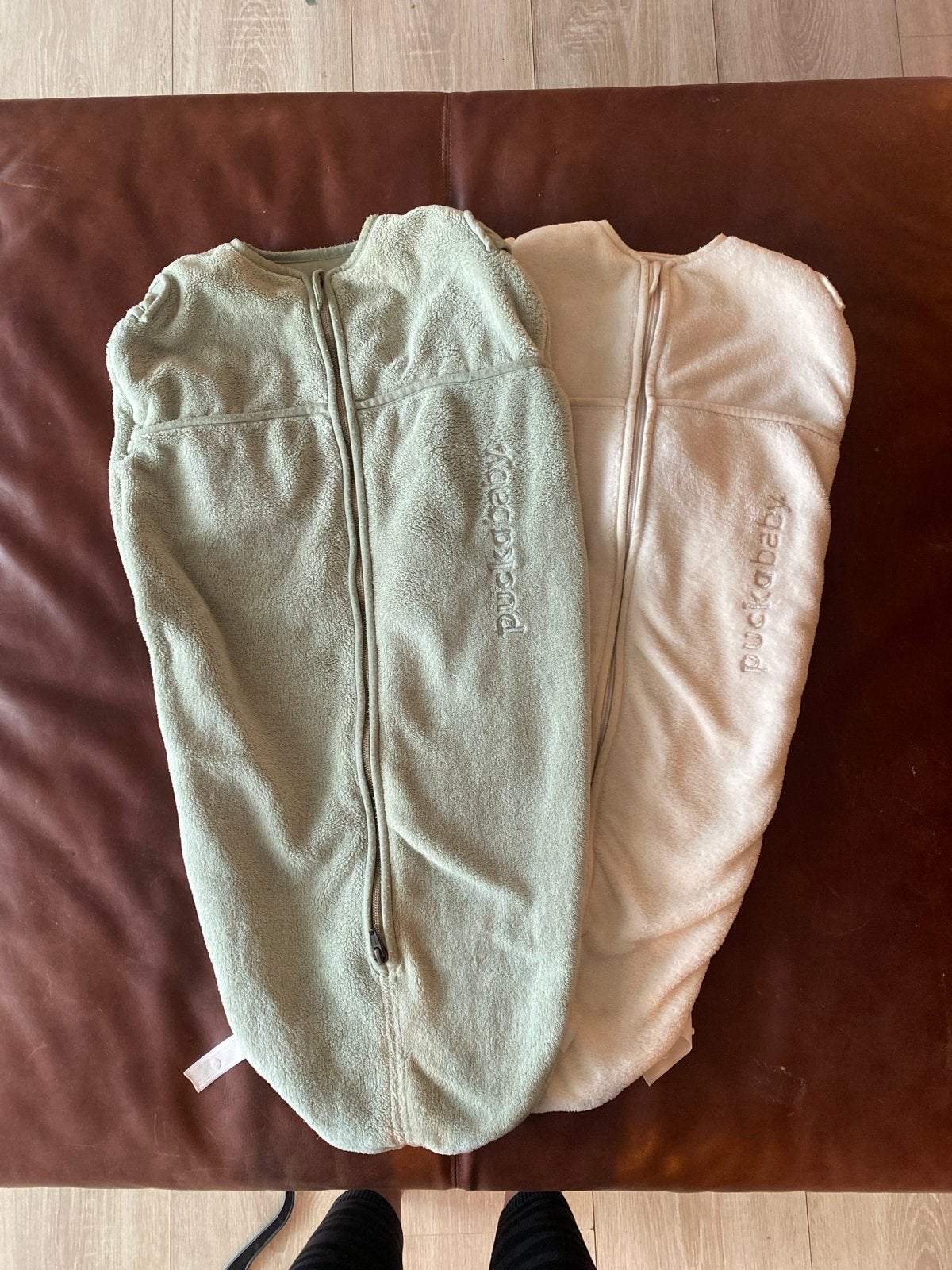 Puckababy mini slaapzakken 2 stuks, Kinderen en Baby's, Groen, Puckababy, Ophalen of Verzenden, Zo goed als nieuw