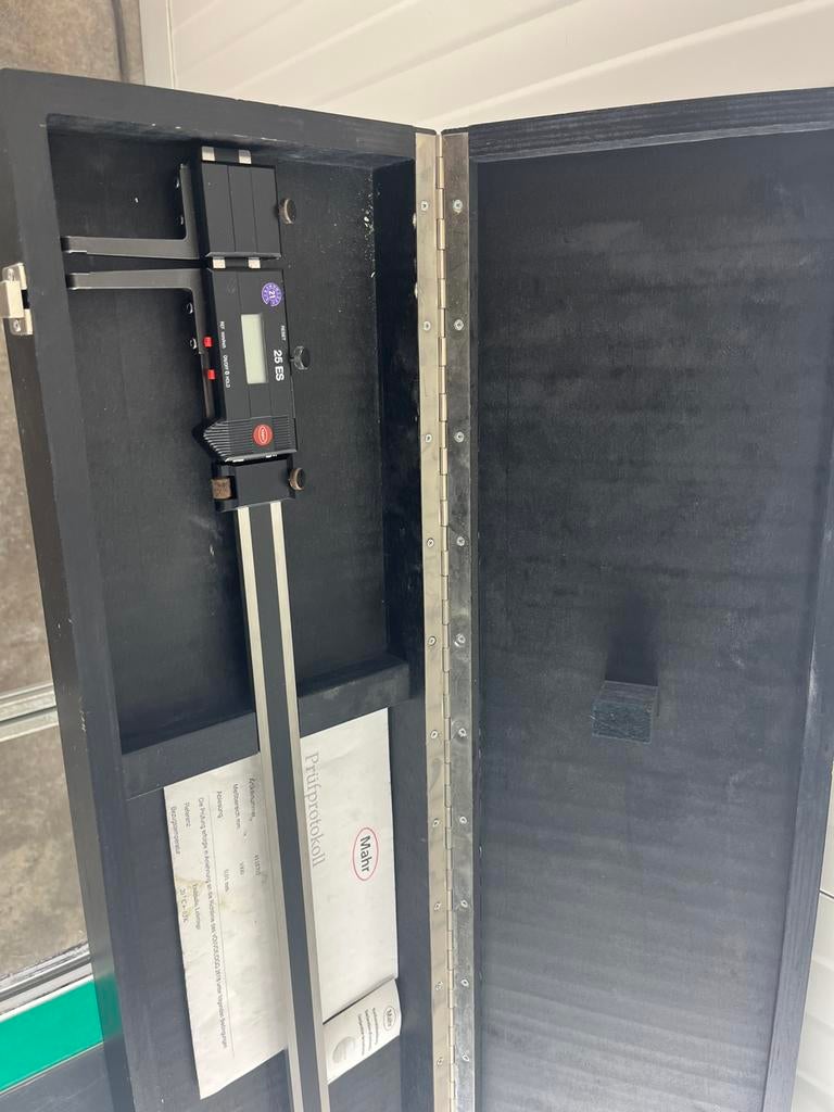 Mahr digitale schuifmaat 1000 mm – compleet in koffer, Ophalen of Verzenden